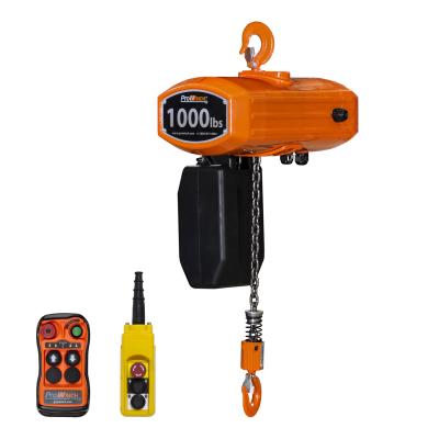 China 1.1 Kw Waterproof Push Botton 3 ton electric chain hoist 3-30 M Lifting for sale