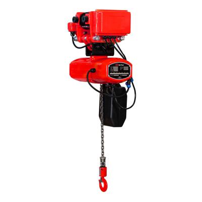 China 3m Standard Lifting Height G80 Chain Sling Electric Lifting Chain Block With Trolley For Industrial for sale