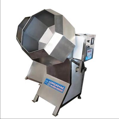 China High Quality Meat Processing Drum Fried Food Potato Chips Snack Seasoning Machine /Octagonal Peanut Seasoning Coating Machine for sale