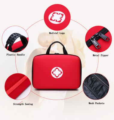 China Waterproof First Aid Eva Bag / Emergency First Aid Bag First Aid Traveling Medical Carrying Kit for sale