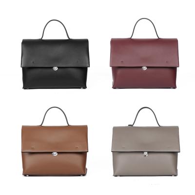 China High Quality Water Resistant Brand Design Top Layer Genuine Leather Lady Bag for sale