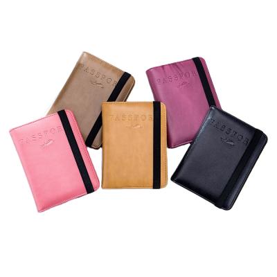 China 2020 High Quality Customized Goods Mens Wallets Passport Leather Cover,Ultra Thin RFID Wallet Multifunctional Card Holder for sale