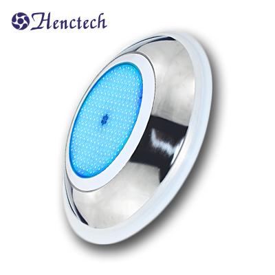 China 2020 HENTECH Steeless Luxury Steel Frame LED Outdoor Pool Light 12V RGB/White HT001C for sale