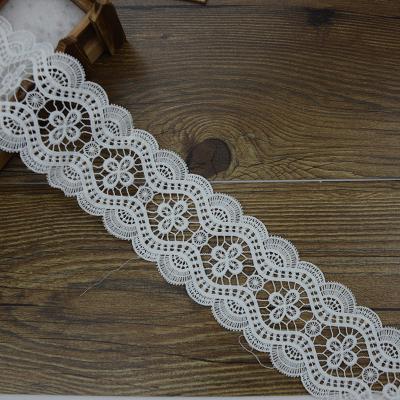 China Bags wholesale venice lace trim cotton gathered lace trim for lace supplier for sale