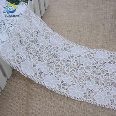 China WholesaleTextile Spandex Color Viable Decorative Fabric Elastic Lace Band for sale