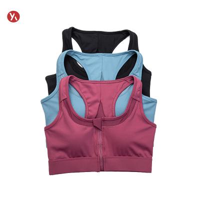 China High Impact Sports Bra OEM Plus Size Hole Sports Bra Cavity Bra Big Size Women Breathable Mesh Bra for sale