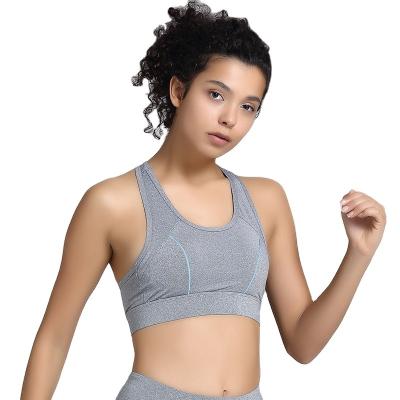 China Wicking Breathable Fitness Moisture Gaiters Tank Top Women Solid Color Sports Bra Women's Shockproof Yoga Set for sale