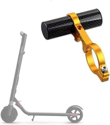 China E-scooter Aluminum Alloy Aluminum Alloy Bracket Double Clamp Super Light Carbon Fiber Long Bracket Super Space Saver for sale