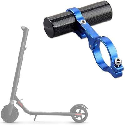 China E-scooter Aluminum Alloy Aluminum Alloy Bracket Double Clamp Super Light Carbon Fiber Long Bracket Super Space Saver for sale