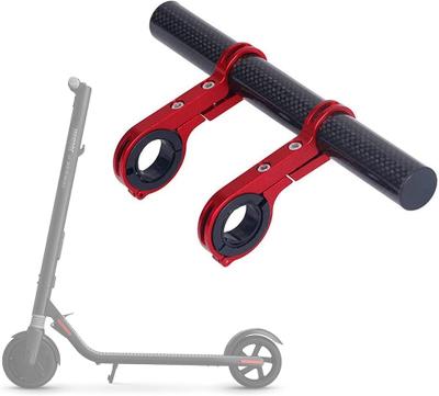 China E-scooter Aluminum Alloy Aluminum Alloy Bracket Double Clamp Super Light Carbon Fiber Long Bracket Super Space Saver for sale