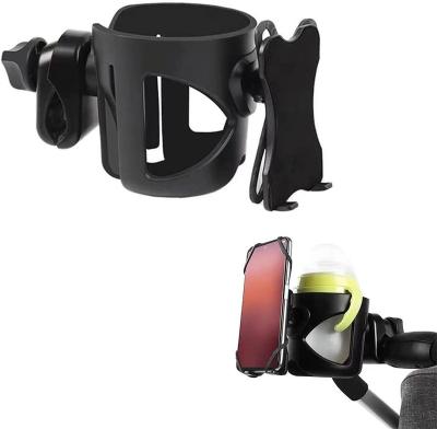 China EASY TO INSTALL GLDYTIMES Stroller Cup Holder with Phone Holder for Universal E-bike Wheelchair Scooter Cup Holder for sale