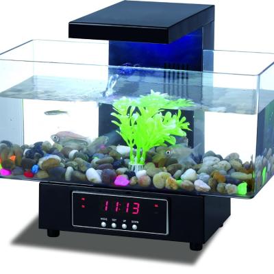 China Mini best fish tank HD plastic fish tank small viable transparent square desktop fish tank wholesale fish tank for sale