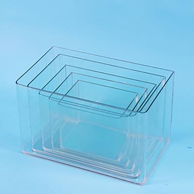 China Sustainable Hot Sale Aquarium Amazon Square Tank 5 IN I Float Glass Hot Curved Outdoor Aquarium for sale