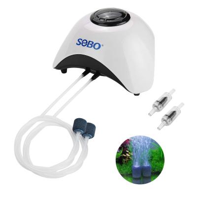 China Viable Silent Aquarium Tank Adjustable Silent SOBO Compressor SOBO SB-830A/SB-860A Aquarium Oxygen Pump Aquarium Oxygen Pump for sale