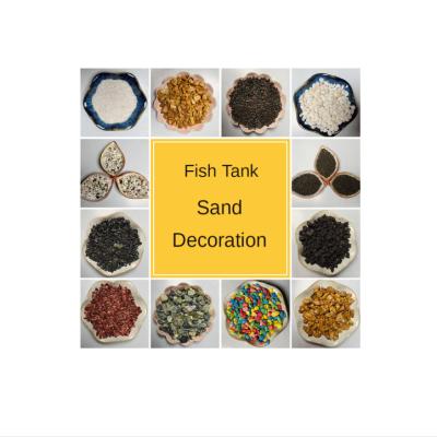 China Viable Wholesale Hot Amazon - Selling Aquarium Decorative Landscape Aquarium Sand Bottom Sand for sale