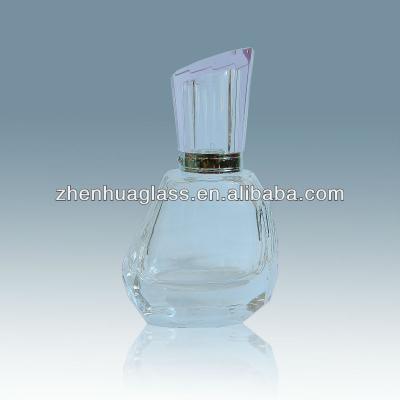 China Perfumery Crystal Shaped Glass Perfume 50ml Bottle for sale