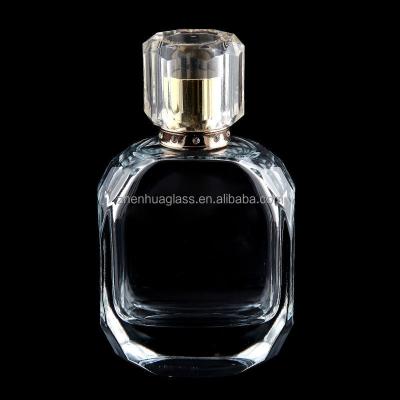 China Perfume 50ml Perfume Bottle Glass With Cap for sale