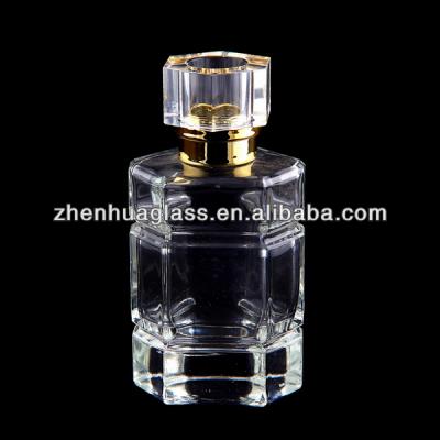 China Personal Care Glass Perfume Bottle With Cap for sale