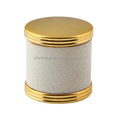 China Alcohol Resistance PU Leather Capsule For Perfumes for sale