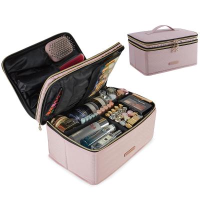 China itembeauty 2022 Fashion Makeup Toiletry Bag BAGSMART Organizer Makeup Cosmetic Box With Mirror for sale