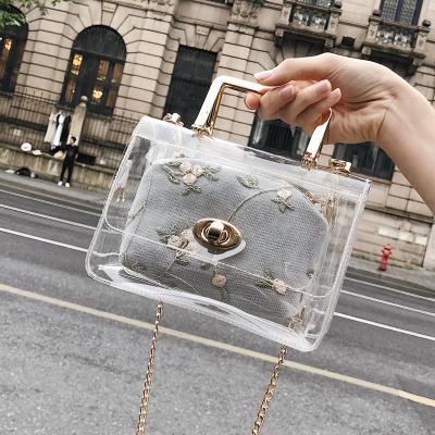 China Mini Fashion Jelly Bags Women Transparent Jelly Bag Plastic Bag Jelly for sale