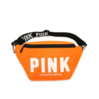 China 2022 water proof designer polyester waist bag CUSTOM pussy pack rose waterproof waist bag for girls for sale