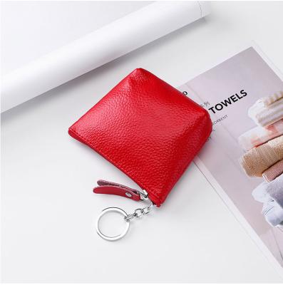 China 2021 New Design Leather Coin Pouch Designer Pocket Keychain Daily Coin Pouch for sale