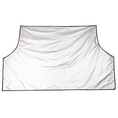 China Sports Silver Coated Cloth 170T Snow Shade 100CM*224CM Opp Bag Package for sale