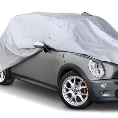 China Universal Sports Car Cover Snowproof Sunscreen Scratch Resistant All Weather Windproof Waterproof Protective Polyester With Cotton for sale