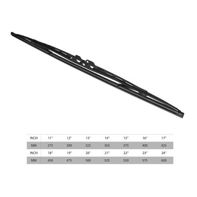 China High Quality Zinc Plating Steel Wire Wiper Blades Windscreen Wiper 12