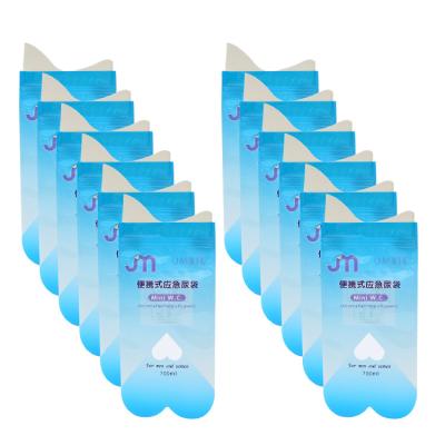 China Mini For Car Outdoor Portable Toilet Modern Travel Toilet Originality Blue Disposable Urine Bag 700ML for sale