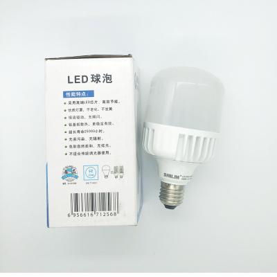 China Civil Use All-aluminum Base E27 E40 High Power Cylindrical Shape LED Lighting Cooling Energy Saving Bulbs for sale