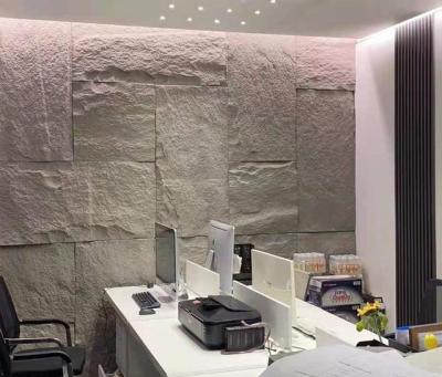 China Modern Hotel office decoration Pu stone background wall creative culture wall for sale