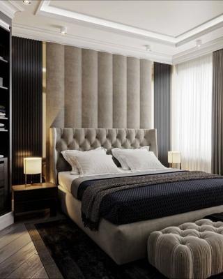 China Home Renovation Beautiful Design Hotel Bedroom Free Drawing Headboard Upholstered Wall Panels for sale