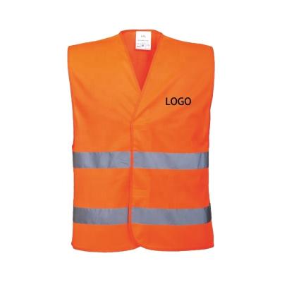 China Custom High Visibility Water Proof FrostedReflective Safety Clothing Construction Multi Pocket Hi Vis Security Reflective Safety Vest for sale