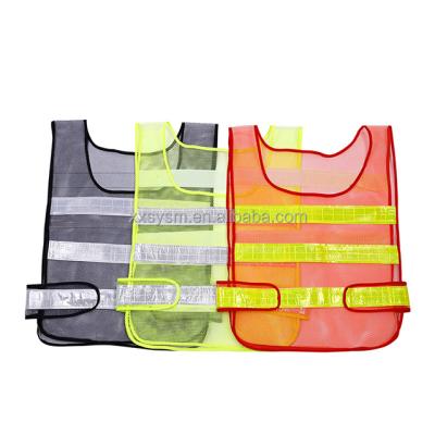 China High Visibility Water Proof LED Water Proof Traffic Police Snap Reflective Safety Vest Safety Warning Clothing With OEM Accept for sale