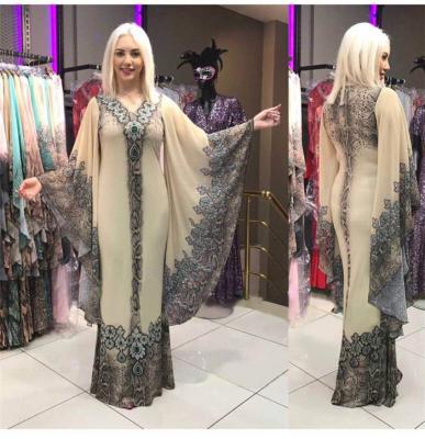 China Abaya Dubai Kaftan Fashion National Turkish Muslim Dress Anti-Static Headscarf Islamic Abayas Women's Long Robe Oman Vestidos Robe Muslim for sale