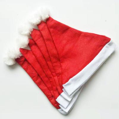 China Festival Stuff Christmas Hat Nonwoven Fabric Christmas Ornament Kids Adult Christmas Hat Factory Wholesale for sale