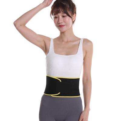 China Hot Selling Comfortable Breathable Elastic Sports Slimming Soft Waist Wrap Band Sauna Belt Weight Loss Trimmer Waist Trainer for Women for sale