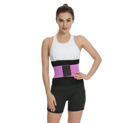 China Hot Selling Comfortable Breathable Elastic Waist Trimmer Amazon Neoprene Waist Support Sweat Adjustable Waist Trainer Slimming Belt for sale