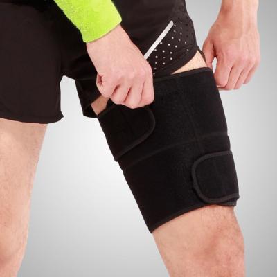 China Keep Warm Tendon Compression Sleeve Brace Thigh Trimmer Support and Leg Compression Wraps for sale