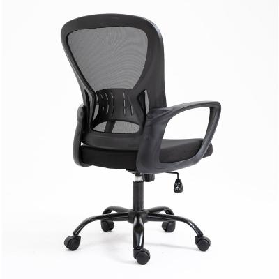 China Hot-selling Good Quality Egonomic Swivel (Height) Design Black Mesh Adjustable Height-Adjustable Cheap Office Chair for sale