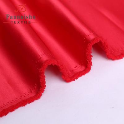 China Satin Fabric Prices Philippines Breathable Shiny 100% Polyester Microfiber Fabric With Water Proof for sale