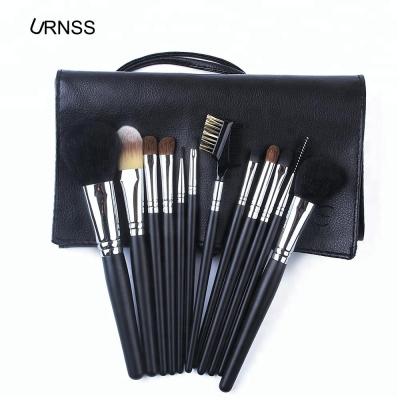 China Angular Blush Professional Private Label 12pcs Makeup Brush Set with Synthetic Vegan Makeup Brushes for sale