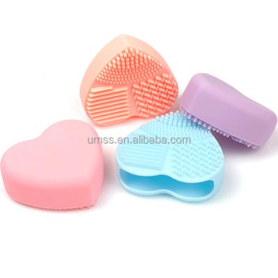 China Eco-friendly In Various Shapes Silicone Makeup Brush Cleaner Stock Cosmetic Tool for sale