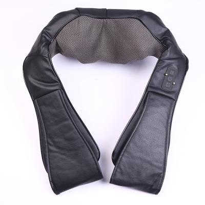 China Eletric deep shiatsu heated smart muscle shoulder hiatsu cervical back and neck self massage kneading shawl for sale