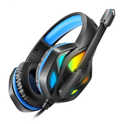 China H100 7.1 Headband Gamer Headband Earphone Earbuds 3.5mm LED Light Gaming Earphone for ps4 ps5 xbox switch PC Gaming Headset with MIC for sale