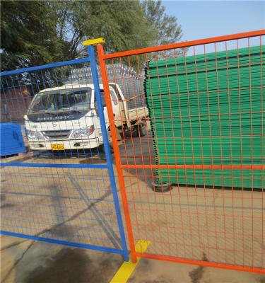 China Industrial In Canada Store Sites Removable Barrier Removal Movable Temporary Fence Welded Mesh Portable Construction Factory Direct for sale