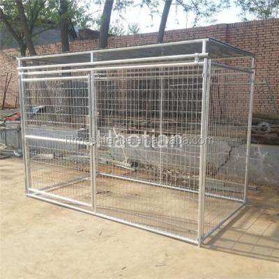 China Large Dog Kennel Fence Run 200x50mm Mesh Size Wire Diameter 1.5x2.5x1.85m Rectangular Pen Dog Run Pen Fencing Fence for sale