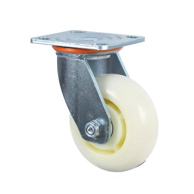 China 5 Inch Rigid High Quality Nylon Swivel Casters PP Casters PP Heavy Duty Casters for sale